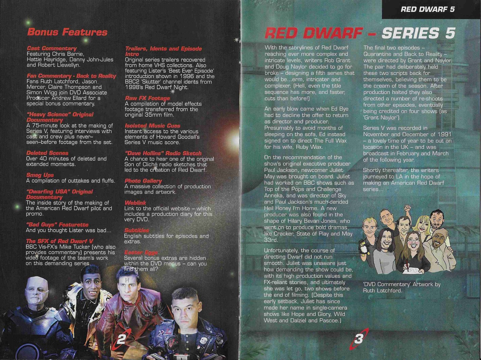 Inserts from BBCDVD 1592